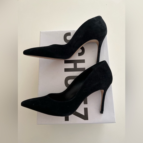 Schutz kid suede black. Worn once, excellent condition. - Picture 5 of 6